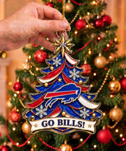 Buffalo Bills Football Merch Bills Ornament Christmas Trees Decor Game Day Gifts