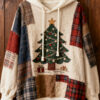 Christmas Tree Hoodie Cozy Winter Holiday Womens Apparel Gift Ideas For Brother