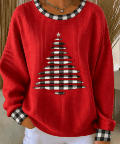 Christmas Tree Sweatshirt Religious Womens Clothing Gifts For Mom
