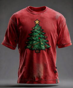 Christmas Tree T-Shirt Religious Mens Apparel Gifts For Husband