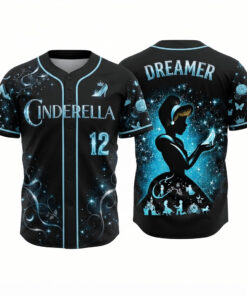 Cinderella Halloween Baseball Jersey Cinderella Merch Gift Ideas For Brother