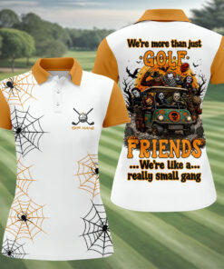 Custom Halloween Golf Friends Polo Shirt Horror Golf Womens Clothing Gifts For Her