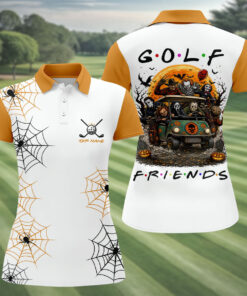 Custom Horror Character Polo Shirt Halloween Womens Clothing Gift Ideas For Mom