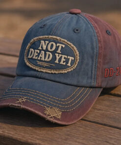 DD 214 Not Dead Yet Baseball Hat Veteran Mens Cap Edgy Gift For Veteran