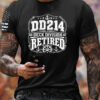 DD214 Deck Division Retired T-Shirt Patriotic American Soldier Mens Merch US Navy Veteran Gift