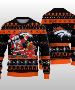 Denver Broncos Football Merch Ugly Sweater Broncos Pride Christmas Apparel Gifts