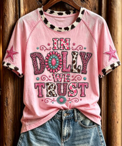 Dolly Parton Merch In Dolly We Trust T-Shirt Dolly Parton Christmas Gifts