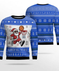 Dunkin' All The Way Ugly Christmas Sweater Gifts For Him Who Has Everything