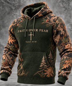 Faith Over Fear Hoodie Psalm 56 3 Bible Verse Merch Faith Christian Outfit Gifts For Men