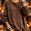 Feeling Witchy Sweatshirt Halloween Witch Womens Apparel Fall Presents For Mum