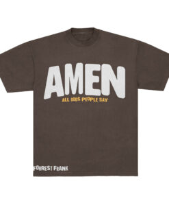 Forest Frank Merch Amen All Gods People Say T-Shirt Christian Faith Gifts For Men