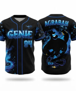 Genie Halloween Baseball Jersey Genie Merch Gifts Ideas For My Husband