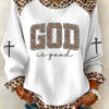 God Is Good Sweatshirt Christmas Womens Apparel Jesus Gifts For Mother