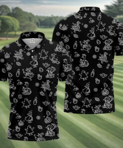Goose Halloween Polo Shirt Golf Mens Merch Spooky Gifts For Brother