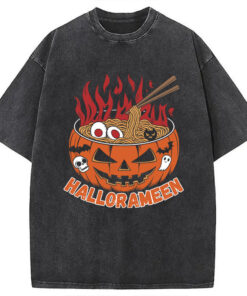 HalloRameen Halloween Washed T Shirt Funny Quote Unisex Shirt Gifts For BFF Gypsysystersgift - Homegiftaura