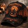 Halloween Nightmare Lurks Baseball Hat Spooky Pumpkin Ball Cap Presents For Brother