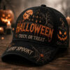 Halloween Trick Or Treat Baseball Hat Vintage Spooky Mens Cap Spooky Season Gift For Men