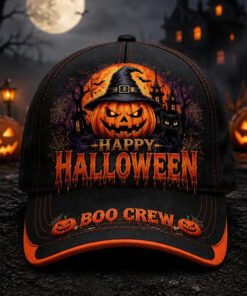 Happy Halloween Baseball Hat Witch Pumpkin Ball Cap Pumpkin Trick Or Treat Gift