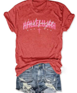Hard Fought Hallelujah T-Shirt Christian Fait Clothing Gift For Believers - Homegiftaura