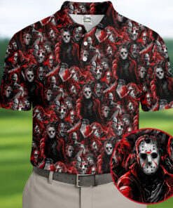 Horror Character Slasher Halloween Polo Shirt Golf Mens Apparel Ideas For Him