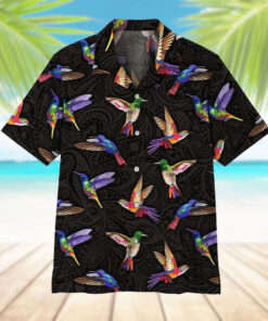 Hummingbird Hawaiian Shirt Hummingbird Aloha Shirt Gift For Bird Lovers Famerry - Homegiftaura