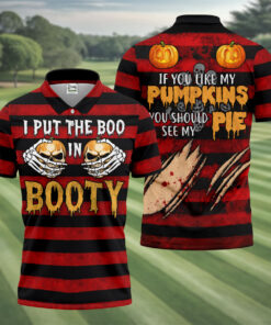 I Put The Boo In Booty Golf Shirt Humorous Halloween Mens Apparel Gifts For Friend