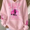 In October We Wear Pink Hoodie Breast Cancer Awareness Halloween Clothes Gifts For Her