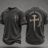 Iron Sharpens Iron Proverbs 27 17 T-Shirt Christian Faith Merch Christian Gifts For Husband