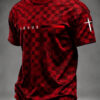 Jesus Cross T-Shirt Christian Mens Apparel Religious Faith Gifts For Men