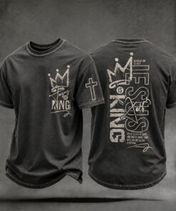 Jesus Is King T-Shirt Revelation 17 14 1 Jesus Is King For He Is Religious Christian Clothing