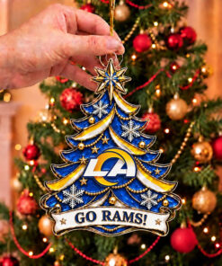 Los Angeles Rams Football Merch Ornament Rams Christmas Decor Tree Fan Gifts