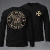 Make No Peace With Evil Long Sleeve Shirt Christian Warrior Merch Religious Gift For Him