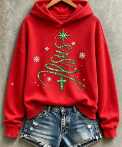 Merry Christmas Jesus Hoodie Faith Religious Apparel Gifts For Christian Mom