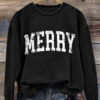 Merry Christmas Sweatshirt Holiday Apparel Presents For Girlfriend