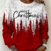 Merry Christmas Sweatshirt Religious Faith Clothing Cross Gifts For Mom
