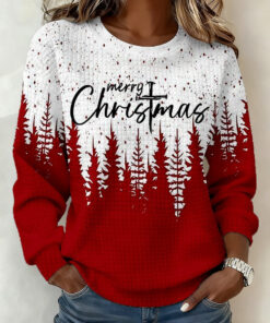 Merry Christmas Sweatshirt Religious Faith Clothing Cross Gifts For Mom