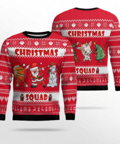 Merry Christmas Ugly Sweater Funny Basketball Christmas Squad Clothes Unique Gifts For Brother