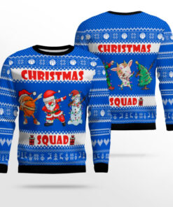 Merry Christmas Ugly Sweater Funny Basketball Christmas Squad Clothing Best Gifts