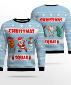 Merry Christmas Ugly Sweater Funny Basketball Christmas Squad Clothing Gifts