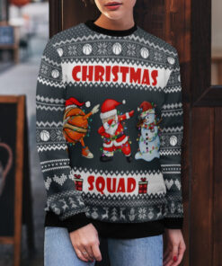 Merry Christmas Ugly Sweater Funny Santa Holiday Christmas Squad Clothes Mom Gifts