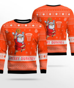 Merry Dunkmas Ugly Christmas Sweater Dunkmas Merch Present For Brother