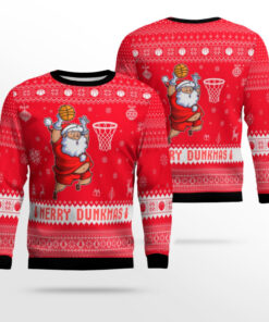 Alternative view of Merry Dunkmas Ugly Christmas Sweater Dunkmas Merch Present For Brother