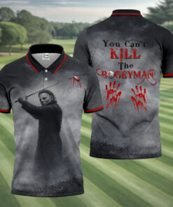Michael Myers Halloween Polo Shirt You Can't Kill The Boogeyman Apparel Horror Movie Gift