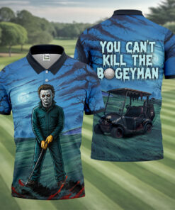 Michael Myers Merch You Can't Kill The Boogeyman Polo Shirt Halloween Movie Gifts For Men