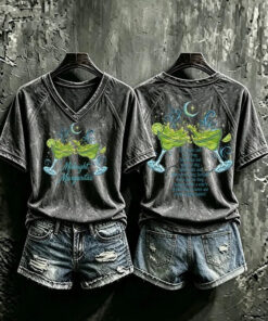 Midnight Margaritas V-Neck T-Shirt Halloween Cocktail Apparel Ideas For Sister