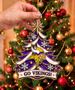 Minnesota Vikings Football Merch Ornament Vikings Christmas Tree Decor Fan Gifts