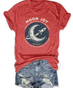 Moon Joy Artemis II T-Shirt Artemis II Clothing Gift For Astronomy Fans - Homegiftaura