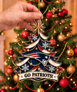 New England Patriots Football Merch Ornament Patriots Christmas Tree Decor Fan Gifts