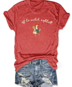 Off To Watch Softball T-Shirt Funny Goose Graphic Merch Gift For Sports Fans - Homegiftaura