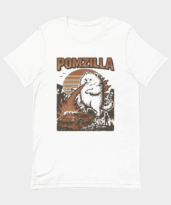 Pomzilla Shirt Funny Godzilla Pomeranian T Shirt Gifts For Dog Lovers GypsysystersGift - Homegiftaura